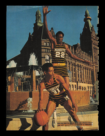 Larry McNeill & Jim Chones Autographed 8x11 Magazine Photo Marquette SKU #238048