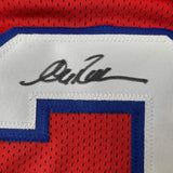 Framed Autographed/Signed Andre Reed 33x42 Buffalo Red Jersey PSA/DNA COA