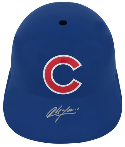Aroldis Chapman Signed Chicago Cubs Replica Souvenir Batting Helmet - (SS COA)