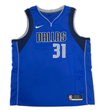Klay Thompson Autographed Mavericks Nike Royal Blue Icon Edition Jersey Fanatics