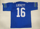 TYLER LOCKETT AUTOGRAPHED SIGNED PRO STYLE CUSTOM XL JERSEY JSA STICKER