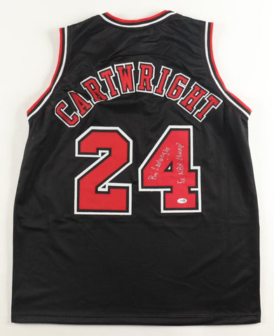 Bill Cartwright Signed Chicago Bulls Jersey Inscribed "5x Champ" (JSA) Center