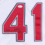 Victor Martinez Signed Cleveland Indians Russell Athletic Jersey (JSA COA)V Mart