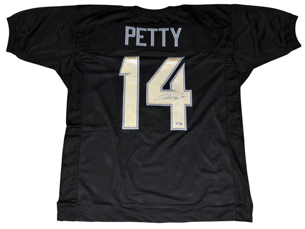 BRYCE PETTY AUTOGRAPHED SIGNED BAYLOR BEARS #14 BLACK JERSEY COA