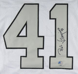 Phil Villapiano Signed Oakland Raiders Jersey (Pro Player Holo) 4xPro Bowl LB