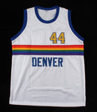 Dan Issel Signed Denver Nuggets Jersey (JSA COA) Ex Kentucky Wildcats HOF Center