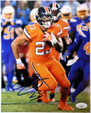 DeVontae Booker Autographed Denver Broncos 8x10 Photo JSA COA