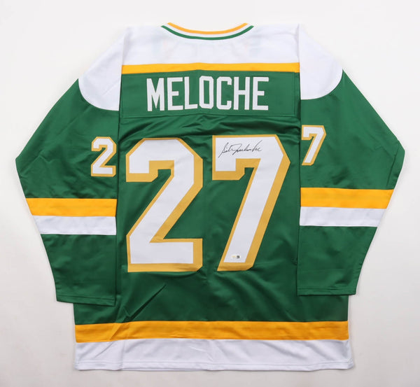 Gilles Meloche Signed North Stars Jersey (JSA) Minnesota Goalie / 1978-1985