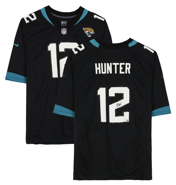 Travis Hunter Autographed Jacksonville Jaguars Black Nike Jersey Fanatics