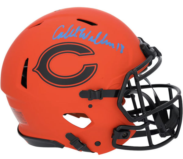 Caleb Williams Autographed Chicago Bears 'RAVE' Authentic Speed Helmet Fanatics