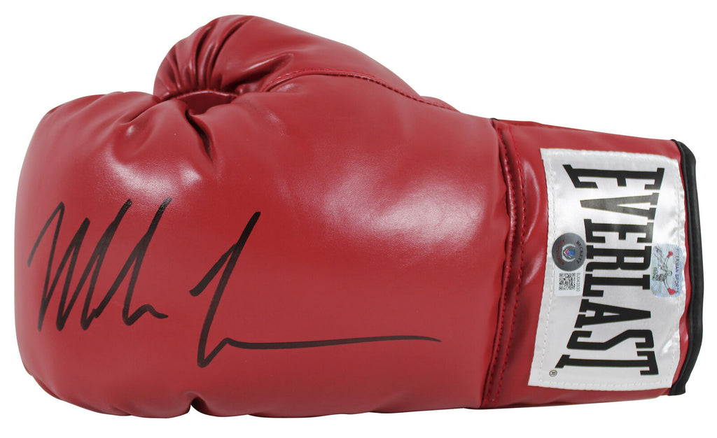 Mike Tyson Authentic Signed Left Hand Red Everlast Boxing Glove BAS ...