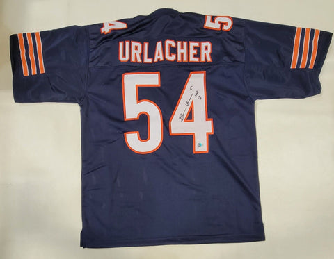 BRIAN URLACHER "HOF" AUTOGRAPHED SIGNED PRO STYLE XL JERSEY w/ BECKETT QR