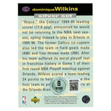 Dominique Wilkins Autographed 1995 Upper Deck #C18 Trading Card Beckett 54185
