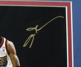 Allen Iverson Signed Framed 8x10 Philadelphia 76ers Photo VS Kobe Bryant JSA