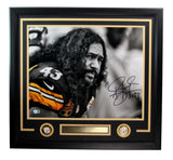 Troy Polamalu HOF Signed/Autographed 16x20 Photo Steelers Framed Beckett 196427