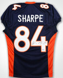 Shannon Sharpe Signed Denver Broncos Pro Cut Jersey (Beckett) 8xPro Bowl T.E.