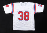 Roland James Signed New England Patriots Jersey "85 AFC Champs" (JSA COA) R.B.