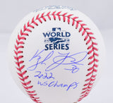 Kyle Tucker Autographed Rawlings WS OML Baseball w/ Insc- Beckett W Hologram