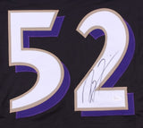 Ray Lewis Signed Ravens Jersey (JSA QR) 13xPro Bowl L.B / 2xSuper Bowl Champion