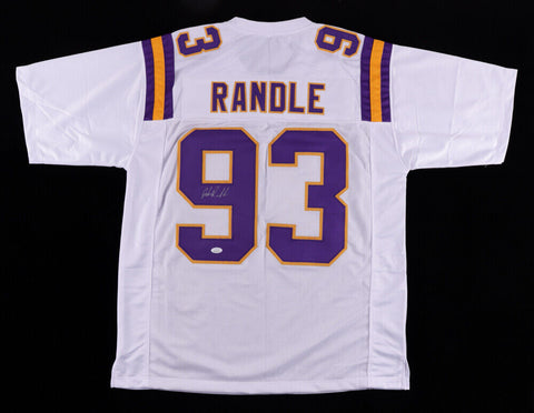 John Randle Signed Minnesota Vikings Jersey (JSA) 7xPro Bowl Defensive Tackle