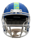 Landon Dickerson Signed Full Size Blue SB LIX Logo Replica Helmet Eagles JSA 878