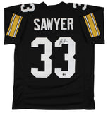 Jack Sawyer Authentic Signed Black Throwback Pro Style Jersey BAS Witnessed