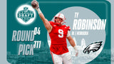 Ty Robinson Signed Philadelphia Jersey (JSA) Eagles 2025 4th Round Pick Def Line