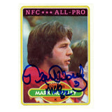 Mark Moseley Autographed Washington Redskins Trading Card Beckett Witness 54714