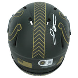 Jonathan Taylor Autographed Indianapolis Colts '25 STS Speed Mini Helmet Beckett