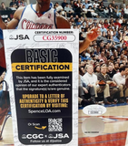 Carmelo Anthony Autographed Denver Nuggets 8x10 Photo JSA COA