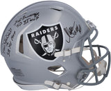 Autographed Fred Biletnikoff Raiders Helmet