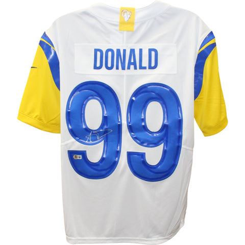Aaron Donald Autographed Los Angeles Rams Nike Vapor XL Jersey Beckett 50031