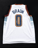 Christian Braun Signed Denver Nuggets White Jersey (Beckett) 2023 NBA Champions