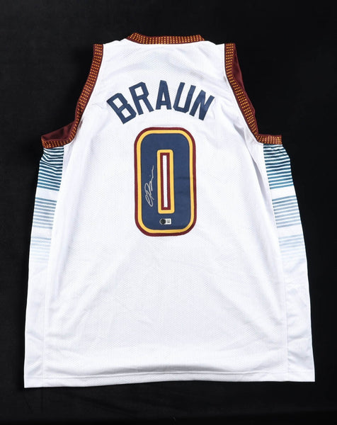 Christian Braun Signed Denver Nuggets White Jersey (Beckett) 2023 NBA Champions