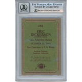 Eric Dickerson Autographed 1984 Topps #281 Grade 10 Trading Card Beckett 53029