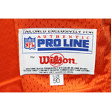 John Elway Autographed Denver Broncos Wilson Sz 50 Orange Jersey Beckett 52846