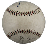 Tigers Ty Cobb Signed 1925 B. Bancroft Johnson Reach OAL Baseball JSA #YY52491