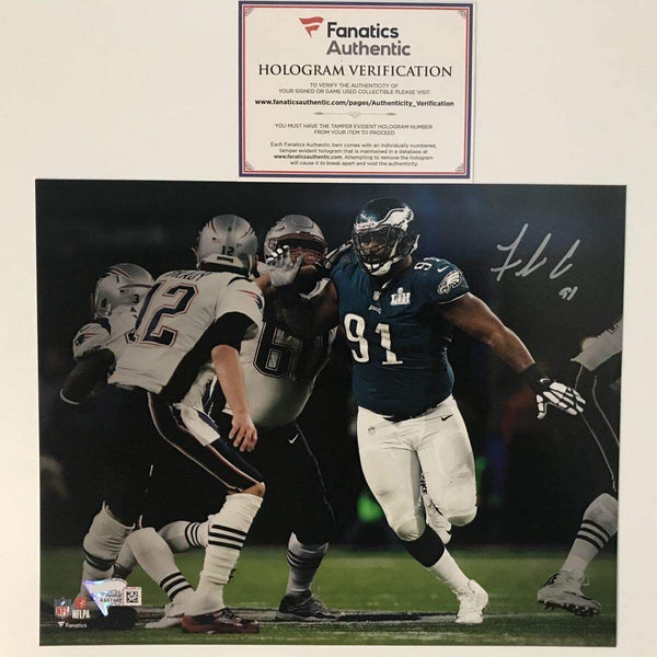 Autographed/Signed Fletcher Cox Philadelphia Eagles 8x10 Football Photo Fanatics