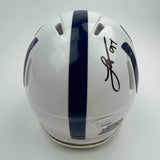 Autographed/Signed Laiatu Latu Indianapolis Colts Mini Football Helmet JSA COA
