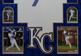 SUEDE FRAMED KANSAS CITY ROYALS BOBBY WITT JR. SIGNED JERSEY BECKETT HOLO