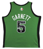 Celtics Kevin Garnett "HOF 20" Signed 10/6/07 Kelly Green M&N HWC Jersey JSA Wit
