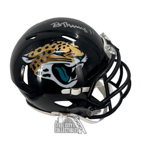 Brian Thomas Jr Autographed Jacksonville Speed Mini Football Helmet - Fanatics