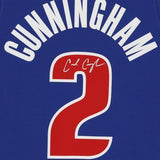 FRMD Cade Cunningham Pistons Signed Blue Nike 2021-22 Icon Swingman Jersey