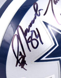 Jay Novacek Jason Witten Autographed Dallas Cowboys Mini Helmet- Beckett W Holo