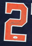 FRAMED HOUSTON ASTROS JOSE ALTUVE AUTOGRAPHED SIGNED JERSEY JSA COA