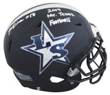 Marvin Mims "2019 Mr. Texas Football" Signed LSHS F/S Rep Helmet JSA #WA268772