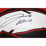 Josh Allen Autographed Buffalo Bills Authentic Lunar Helmet Beckett 43208