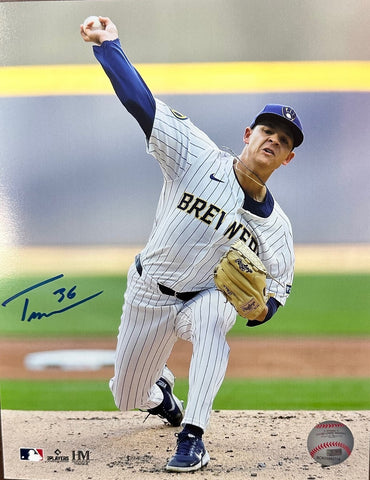 Milw. Brewers Pitcher TOBIAS MYERS Signed 8x10 Photo #3 AUTO