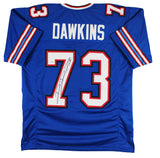 Dion Dawkins Authentic Signed Blue Pro Style Jersey Autographed JSA Witness