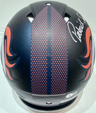 Patrick Surtain II Autographed, Inscribed Denver Broncos Navy Pro Helmet BAS COA